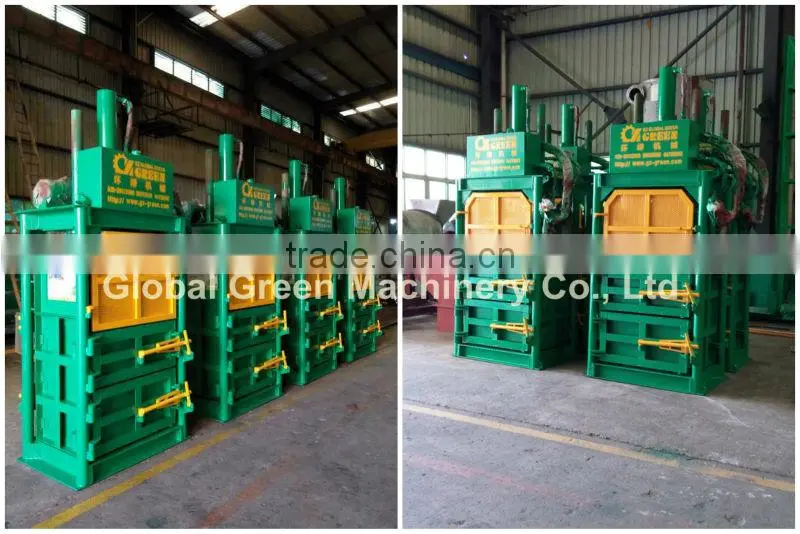 Waste paper hydraulic baling press