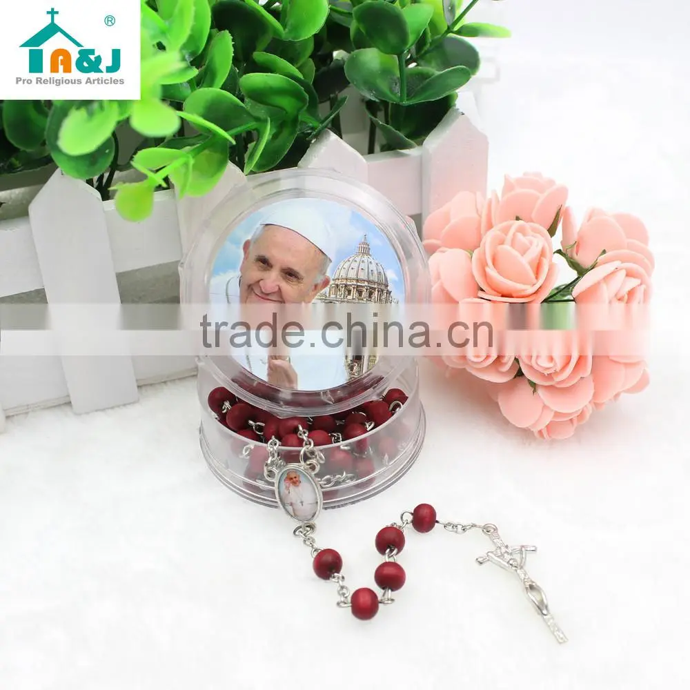 SGS Certification wholesale wood rosary The newest religious