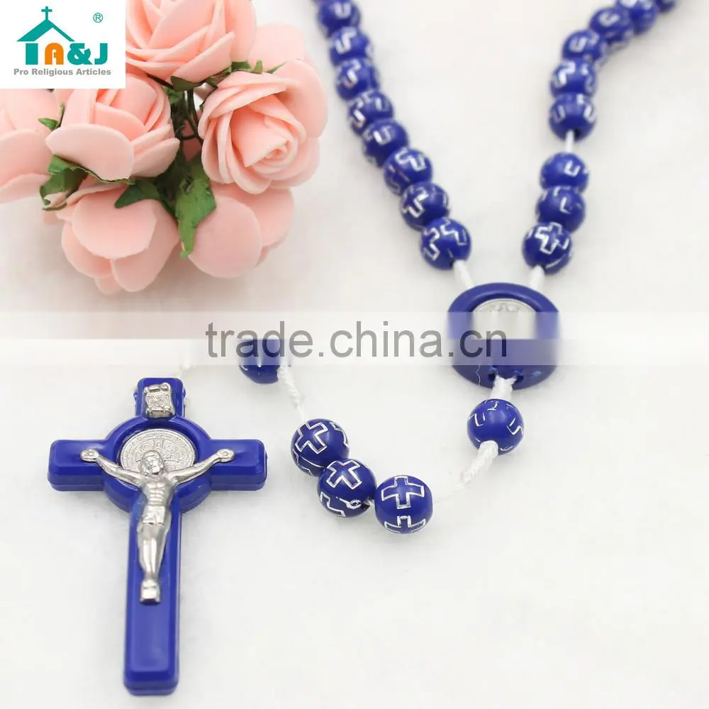 Passed CPSIA Test religious st benedict rosary Special Handmade