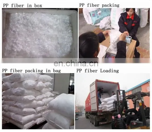 high strength 12mm concrete reinforcement pp fiber