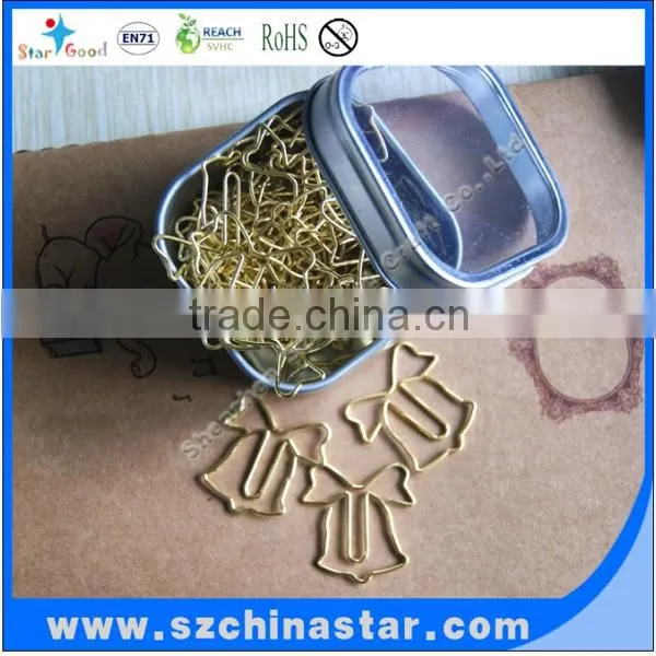 Christmas shape paper clip as gift OEM package