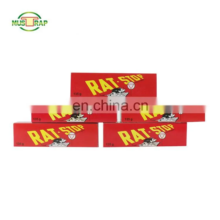 Mustrap best selling yellow glue live catch rat trap mouse glue tube