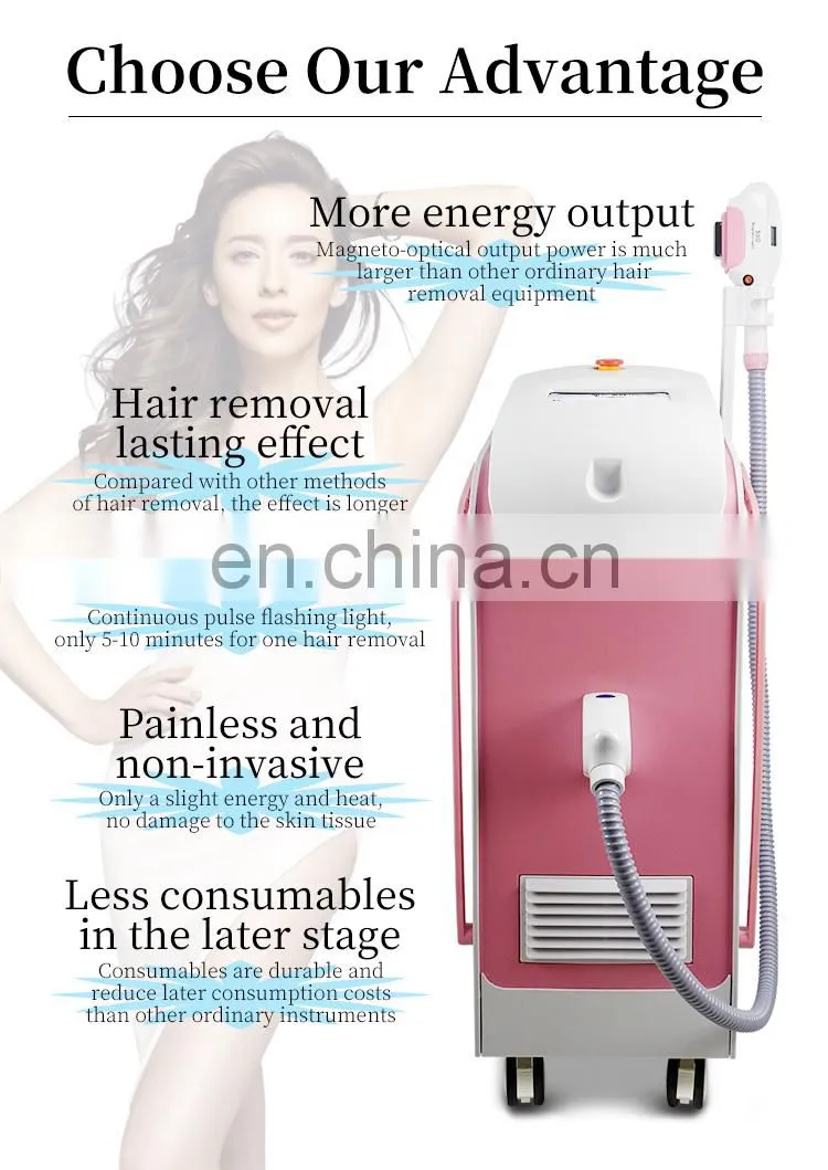 360 magneto-optical Photon Skin rejuvenation beauty equipment OPT SHR Freezing point Fast hair removal instrument IPL Device