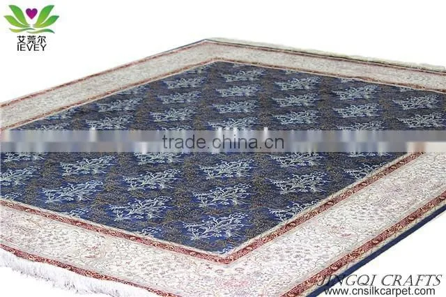 High-grade Chinese interesting children pattern handmade silk area rug floor carpet