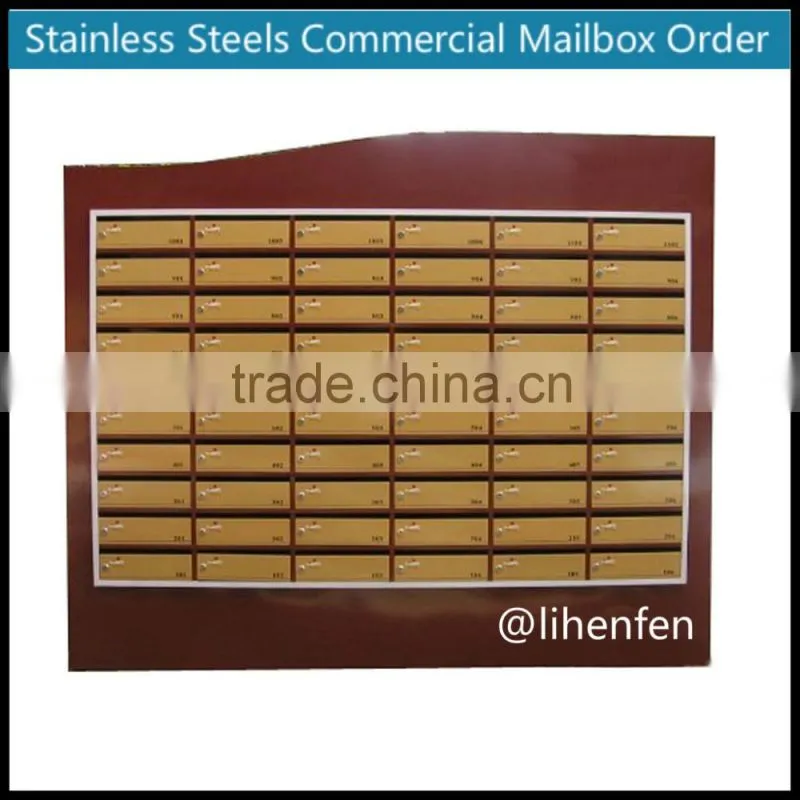 Stainless steels Combination lock mailbox