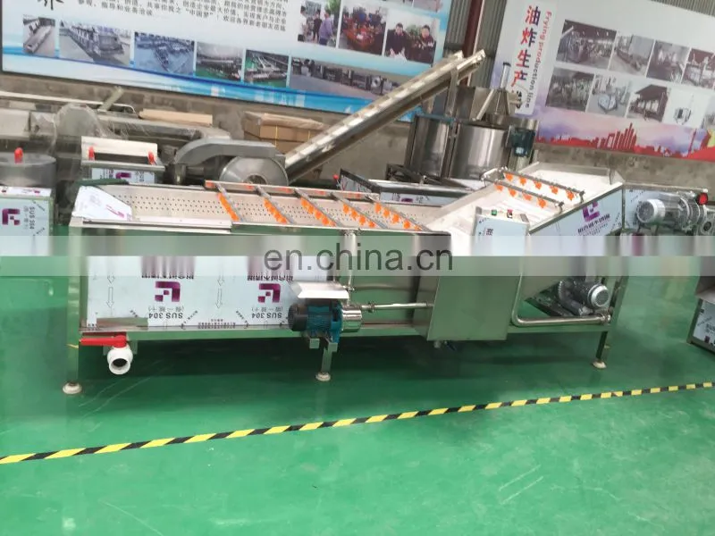 Industrial Automatic Potato Chips Making Machine French Fries Production Line Stainless Steel Equipment