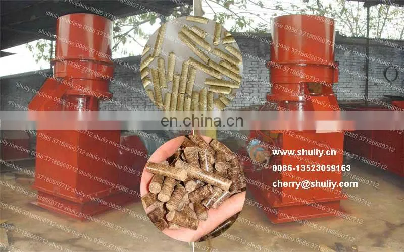 crushed corn cob / waste leaves pellet making machine