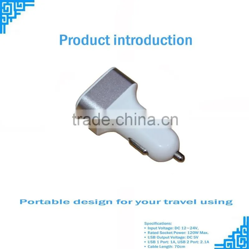 2016 factory OEM ODM 12v usb charger car triple usb charger