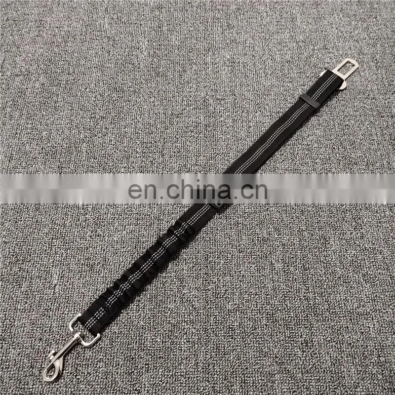 Pet Car Seat Belt Dog Seat Belt Dog Leash Vehicle Belt Adjustable Cushioning Elastic Reflective Safety Rope for Dog Cat