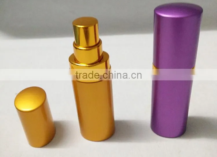 Aluminum eiffel body shape Perfume Mist Sprayer Bottle with sprayer