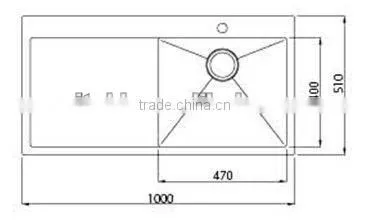 small double kitchen sink RTS 101 a-3