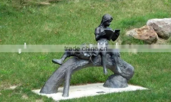 innocence of childhood friends sculpture