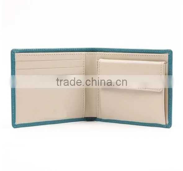 Delicate handmade genuine leather coin purse / genuine calf leather coin purse for men