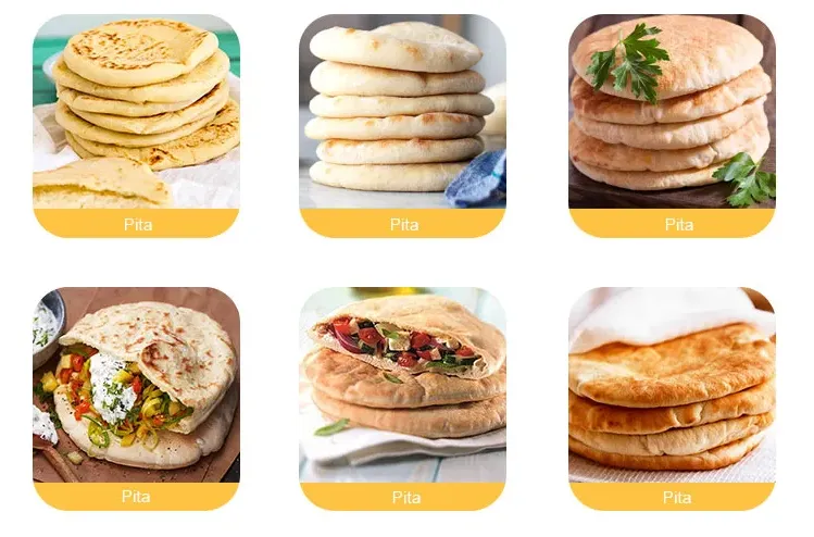 1000-2000 Kg/h Full Automatic Industrial Roti Making Machine