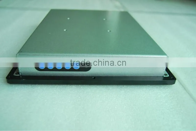 15.6 inch aluminum metal alloy projected capacitive 10 points multi-touch screen POS KIOSK
