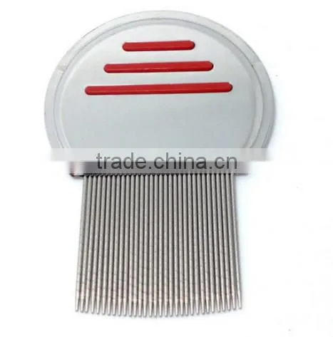 Mini bulk nit free lice comb stainless steel flea comb