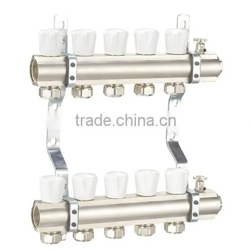 HR1030 brass slinging nickel platingr 5-ways maniflod