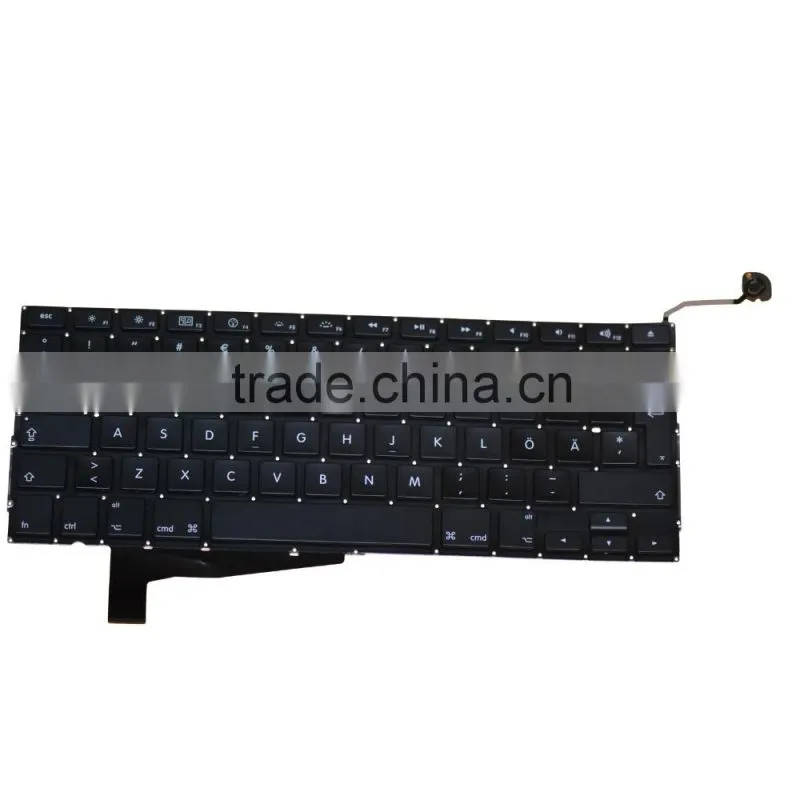 Swedish Laptop Keyboard Replacement 2008-2012 For Macbook Pro 15" A1286