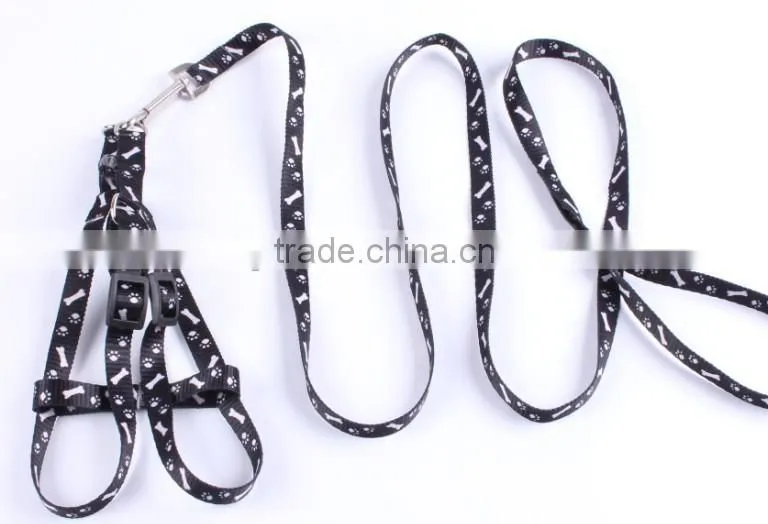1.5 printing thoracic dorsal traction rope dog cat pet chest straps harness leash