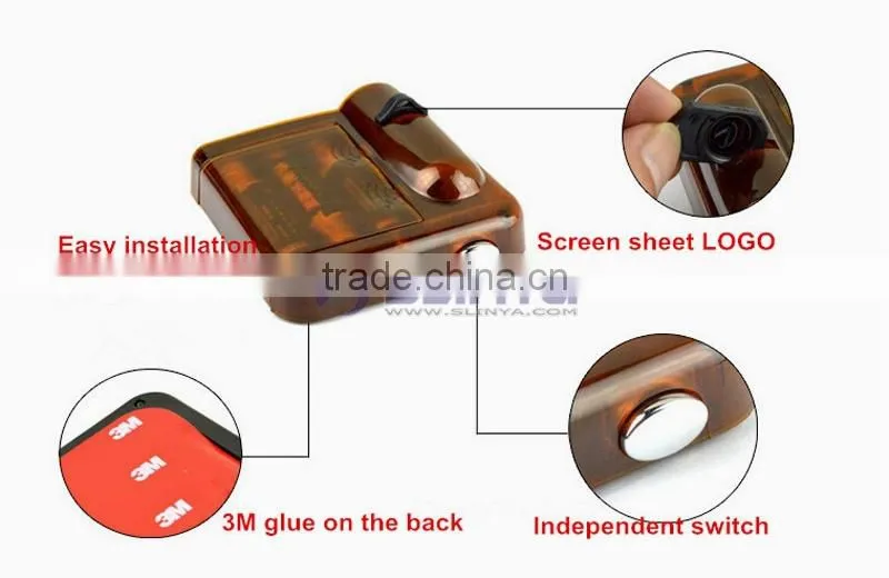 3M Sticker To Fix No Drilling High Brightness Auto Induction LED Car Logo Light
