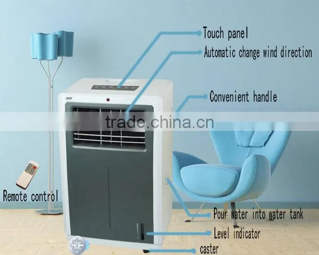 Evaprative fan cooler warmer/room cooler heater fan/room cooling fan