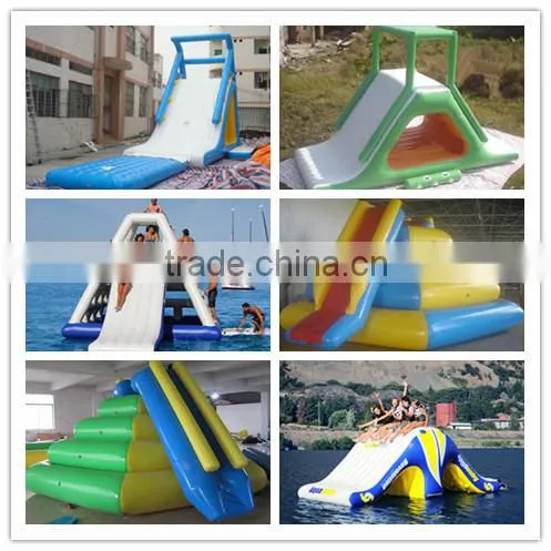 inflatable slide water beach / inflatable water slide with pool
