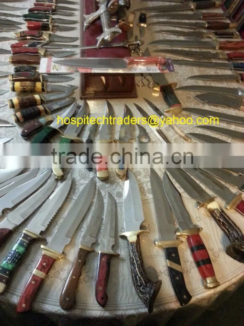 High Quality Custom made hunting knives (420C / 440 c) steel 11 inch Blade Bowie knife