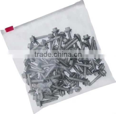 Alibaba china supplier common transparent advertising pvc plastic zipper packaging bag