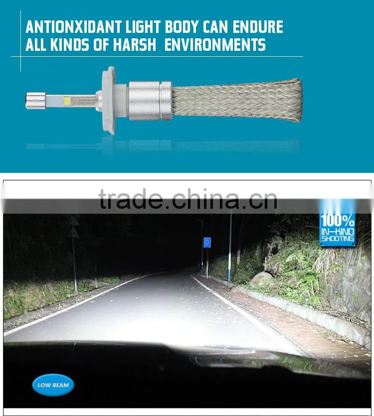 P6 High Power LED Car H4 Headlight Bulbs H7