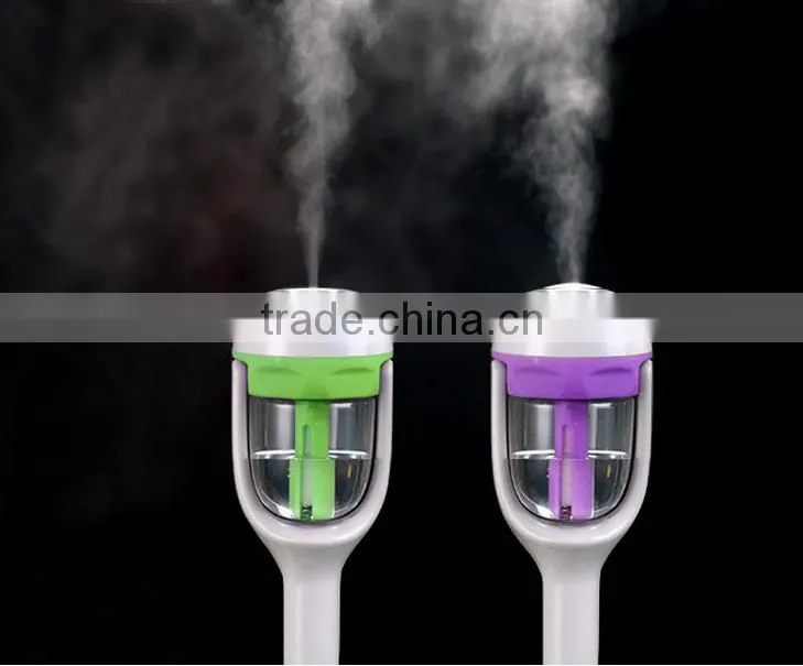 fashionable Mini Ultrasonic Humidifier USB Humidifier Mist Maker Fogger Car Atomizer Air Purifier