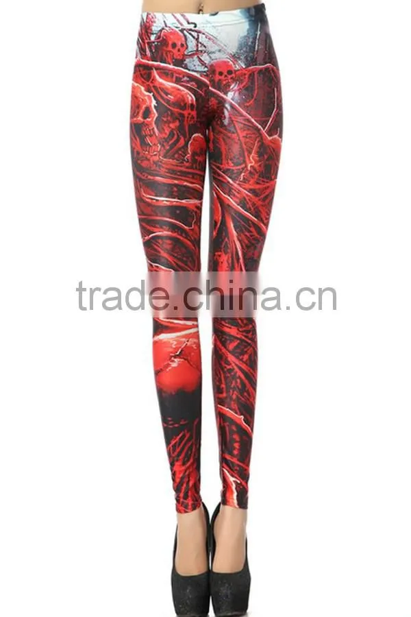 Spandex sublimation women yoga leggings with custom logo