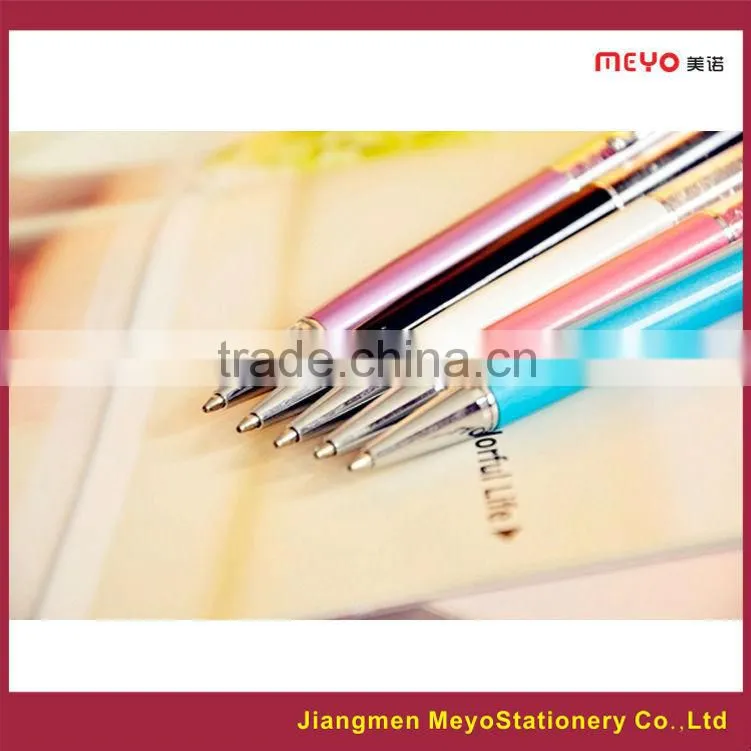 Logo custom crystatl pen,logo laser engraving crystal pen, logo crystal filled pens