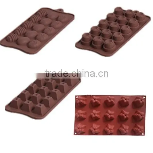 Cake making decorating silicone tools mini bear shape silicone cake mold