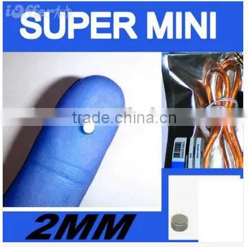 Super Mini Earpiece Wireless In-Ear maget Earpeice micro headphone with Necklooop Sticker