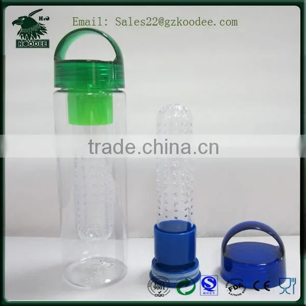 plastic tritan Citrus Water Bottle Lemon Water bottle fruit infuser water bottle