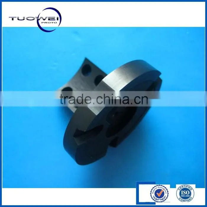 Custom CNC metal black anodized machining parts manufacture from shenzhen,China