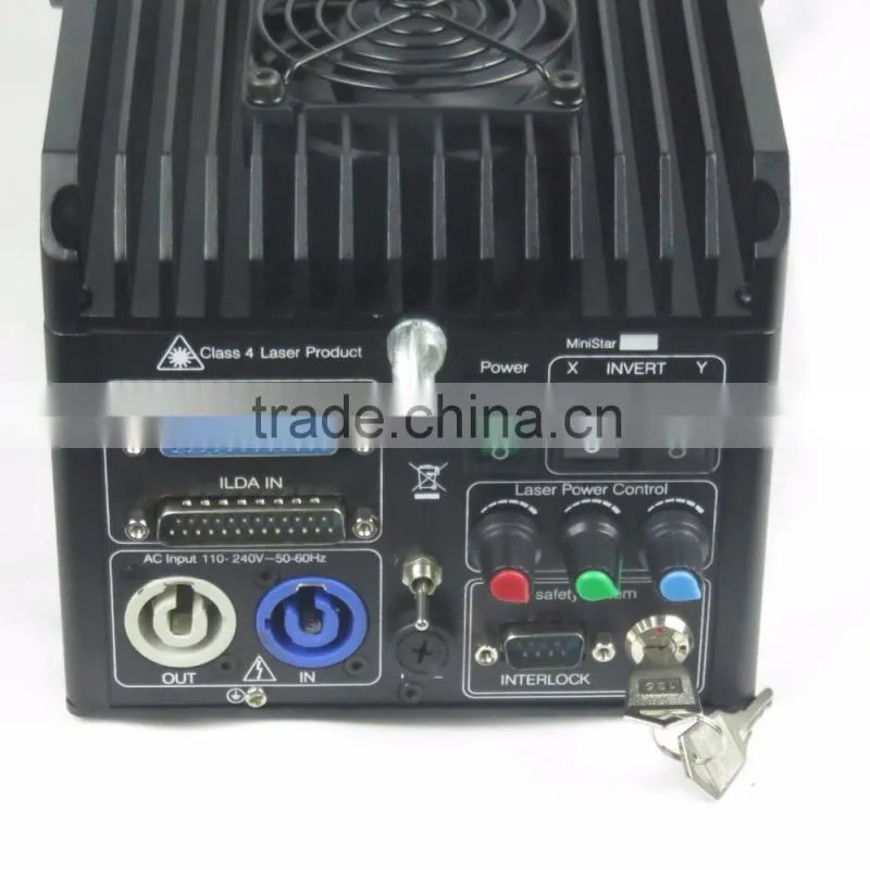 professional stage lights 4w RGB multi color MINISTAR4.0 laser light 3D laser projector