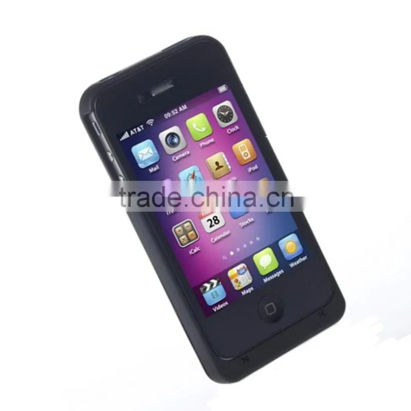 1900mAh External Backup Battery Charger Case Replacement Repair Parts Blue For iPhone 4 /4S Wholesale