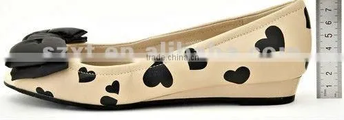 Manufacture 2cm wedge women shoes wholesale
