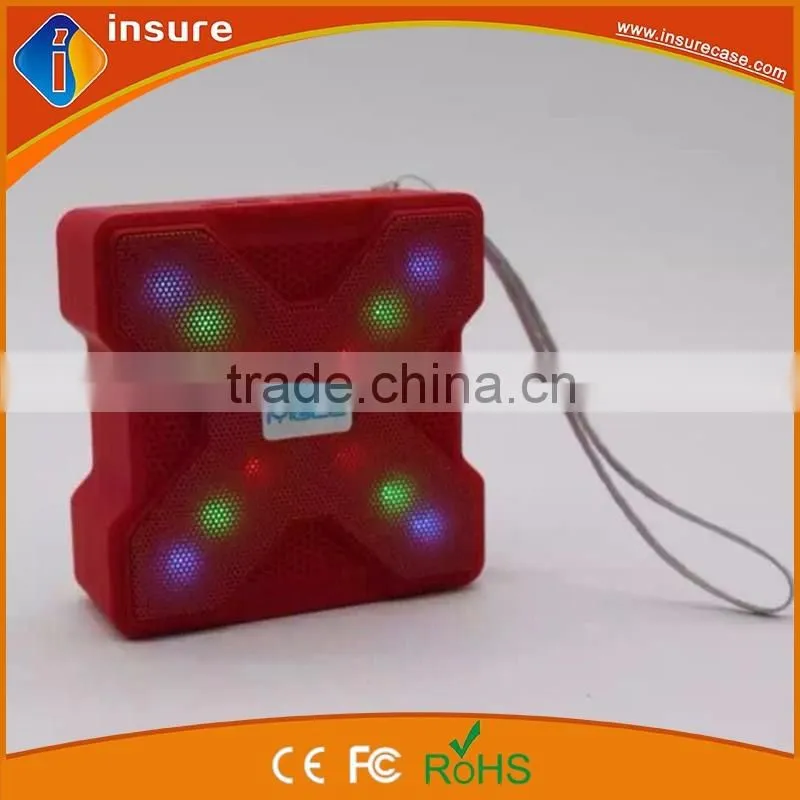 cheap mini mp3 speaker bluetooth led light