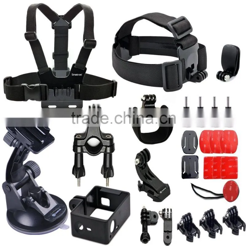 Smatree 7-in-1Gopros Accessories Set for Action Camera include Shoulder Harness Mount
