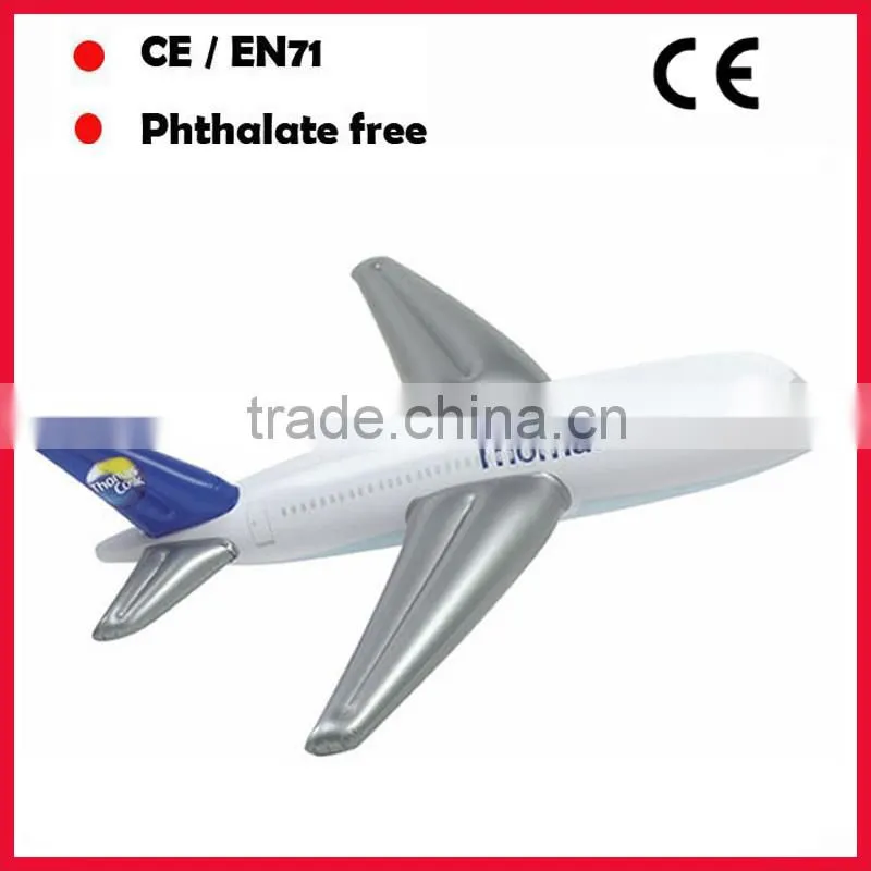 pvc big inflatable airplane models with custom printing