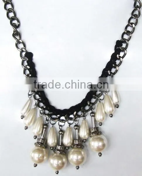 Imitation Pearl Fashion Jewelry Necklace