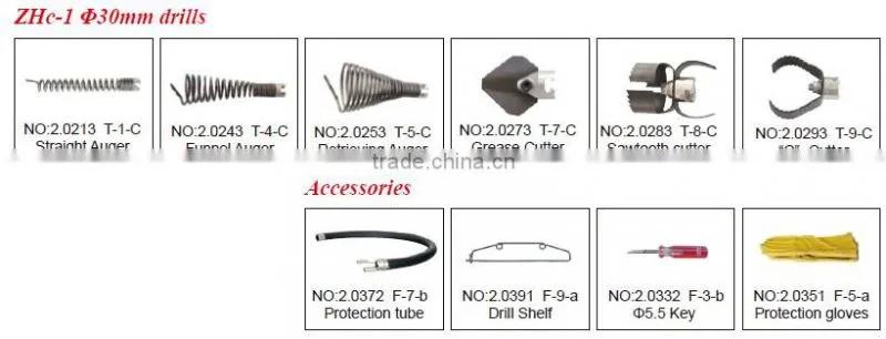 D-200A power drain cleaing machine