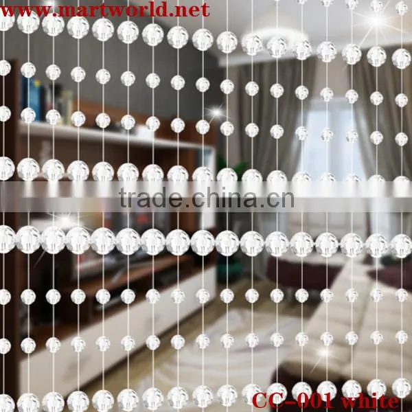 Crystal beads curtain for room decoration, bead curtain for wedding occasion decoration (CC-001)