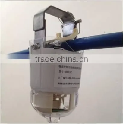 Overhead line short-circuit and ground fault indicator