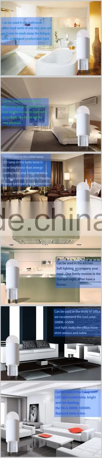 New Prodcuts G9 LED Ball Led Lanterns CE RoHS High Quality 3W