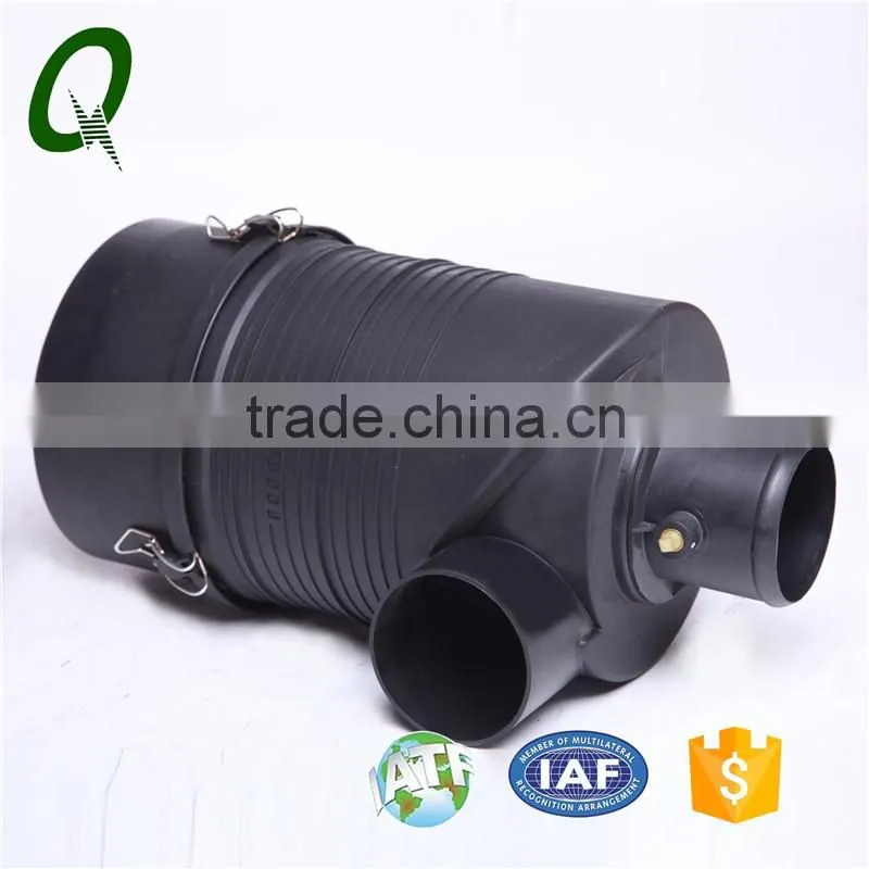 dry-type air filter assembly with plastic hosing for Komatsu excavator