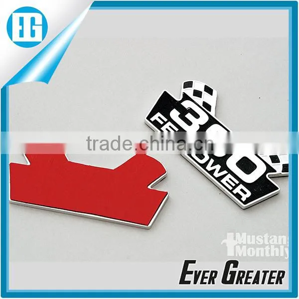 custom chrome numbers car badge