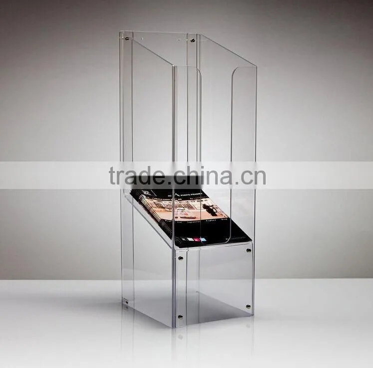Clear Acrylic Magazine Display Holder